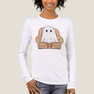 Gezellig spookje dat ontspant in een fauteuil Tri-Blend shirt