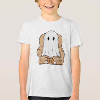 Gezellig spookje dat ontspant in fauteuil Tri-Blend shirt