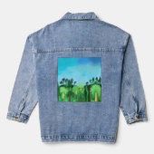 Gezellig Storm teken Denim Jacket (Achterkant)