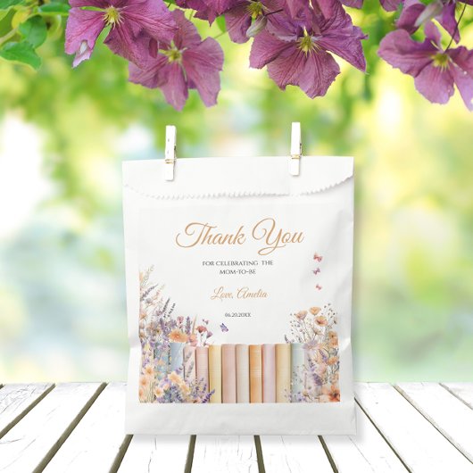 Gezellig Storybook Baby shower Bedankzakje