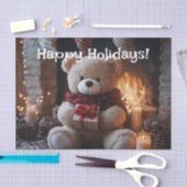 Gezellig Teddy Bear Holiday Design Tissuepapier (Craft)