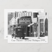 gezellig theater briefkaart (Voorkant / Achterkant)