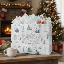 Gezellig thuis Kerstmis Teal ID985