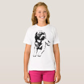 Gezellig tong-lik moment t-shirt (Voorkant volledig)