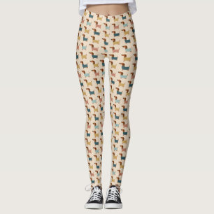 Gezellig trui patroon voor Dachshund Leggings