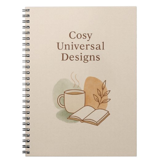 Gezellig Universal Design Notitieboek – Minimalist (Voorkant)