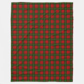 Gezellig Vakantie Classic Tartan Plaid Patroon Fleece Deken (Voorkant)