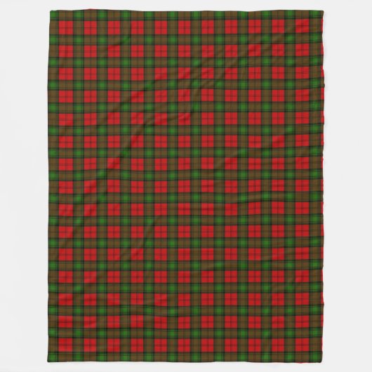 Gezellig Vakantie Classic Tartan Plaid Patroon Fleece Deken (Voorkant)