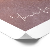 Gezellig warm abstract schilderij herfst muurkunst poster (Hoek)