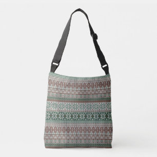 Gezellig warm breien crossbody tas