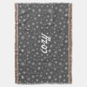 Gezellig welkom sneeuwvlok deken (Voorkant Verticaal)
