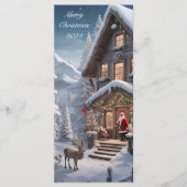 Gezellig Winter Blessings Bladwijzer Menu (Voorkant)