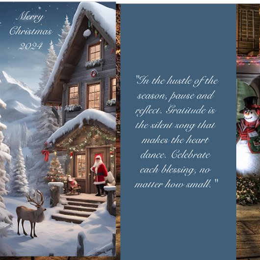 Gezellig Winter Blessings Bladwijzer Menu