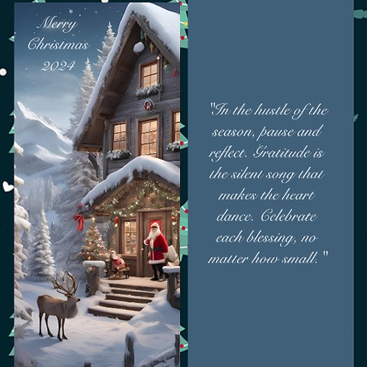 Gezellig Winter Blessings Bladwijzer Menu