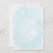 Gezellig Winter Rowan bessen boeket Baby shower Kaart (Achterkant)