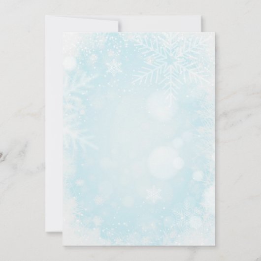 Gezellig Winter Rowan bessen boeket Baby shower Kaart (Achterkant)