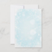 Gezellig Winter Rowan bessenboeket QR-code Bruilof RSVP Kaartje (Achterkant)