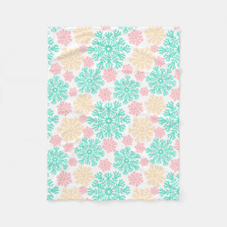 Gezellig Winter Wonderland Sneeuwvlokken Patroon Fleece Deken
