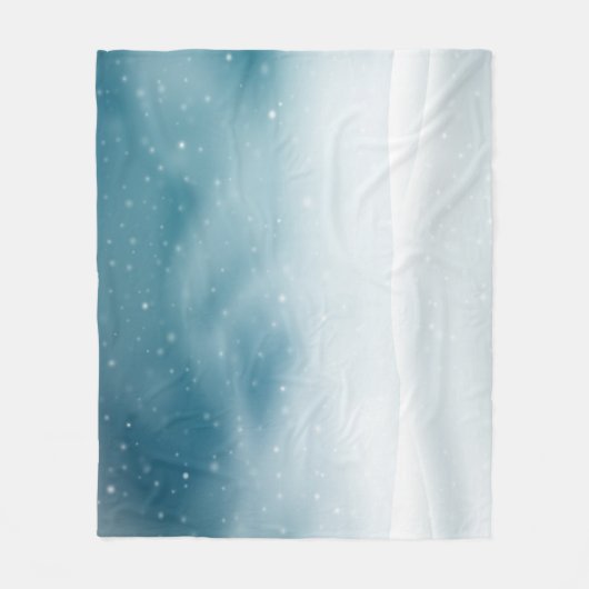 Gezellig Winter Wonderland – Snowy Land Fleece Deken (Voorkant)