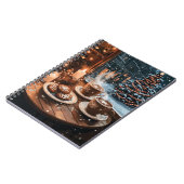 Gezellig Wintercafé met warme cacao en koekjes Notitieboek (Linkerzijde)
