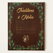 Gezellig Winterdorp Kerstmis Spiraal Notebook Planner (Achterkant)