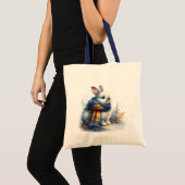 Gezellig winterkonijn tote bag (Voorkant (product))