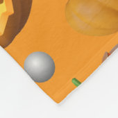 Gezellige 3D Jack O'Lantern & Pompoen Patroon Fleece Deken (Hoek)