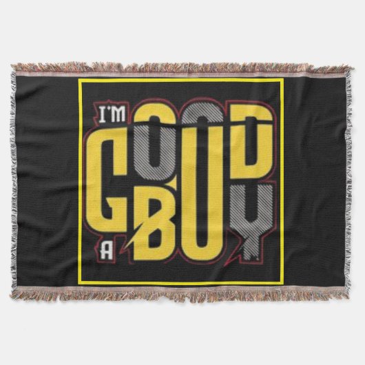 Gezellige aangepaste gooi deken | Gepersonaliseerd (Voorkant)