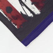 Gezellige Amerikaanse vlag deken – Zachte worp (Hoek)