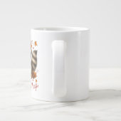 Gezellige Autumn Magic Racoon Grote Koffiekop (Achterkant)