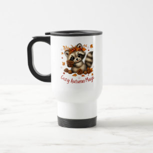Gezellige Autumn Magic Racoon Reisbeker