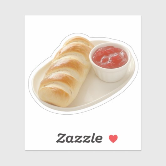 Gezellige bakkerij kunst sticker (Vel)