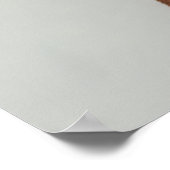 Gezellige Beagle in een Winter Knit Pet Poster (Hoek)