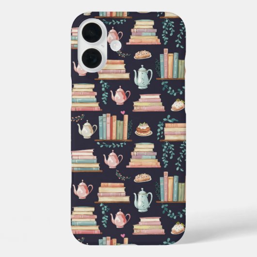 Gezellige bibliotheek charme Case-Mate iPhone case (Achterkant)