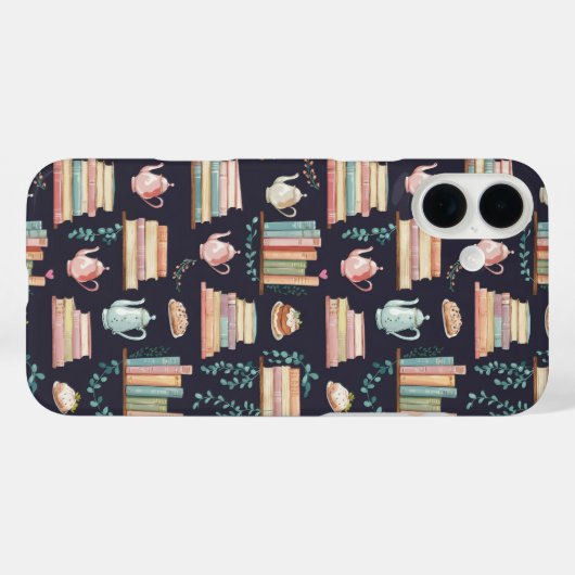 Gezellige bibliotheek charme Case-Mate iPhone case (Achterkant (horizontaal))