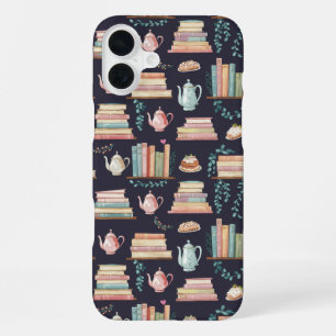 Gezellige bibliotheek charme iPhone 16 plus hoesje