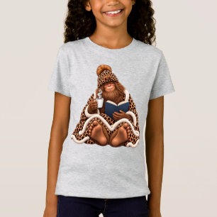 Gezellige Bigfoot Leest met Koffie – Schattige Sas T-shirt