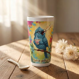 Gezellige Bird Coffee Latte Mok
