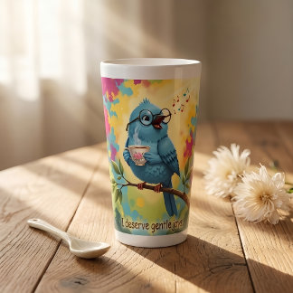Gezellige Bird Coffee Latte Mok