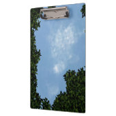 Gezellige blauwe lucht klembord (Links)