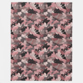 Gezellige Blush Roze Camouflage Deken voor Stijlvo (Voorkant)
