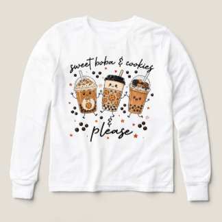 Gezellige Boba Koffie Koekjes Herfst Lief Zoete Tr