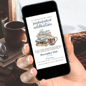 Gezellige boekenbeurs Jolabokaflod feestdag Kaart