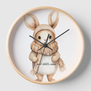 Gezellige Bunny Wall Clock