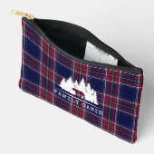 Gezellige Cabin Accessoires Classic Plaid in Navy Etui (Open)