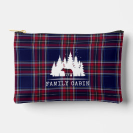 Gezellige Cabin Accessoires Classic Plaid in Navy Etui