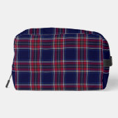 Gezellige Cabin Accessoires Classic Plaid in Navy Toilettasje (Achterkant)