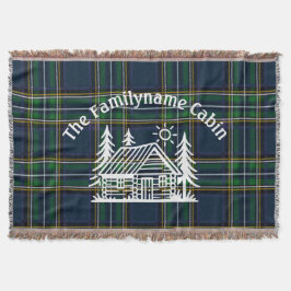 Gezellige Cabin Gepersonaliseerde Gooi Deken