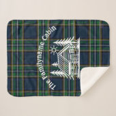 Gezellige Cabin Gepersonaliseerde Gooi Deken (Voorkant (horizontaal))