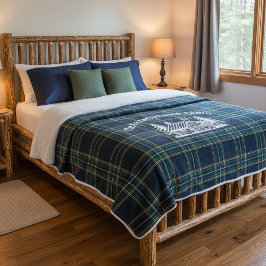 Gezellige Cabin Gepersonaliseerde Gooi Deken